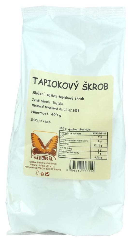 Tapiokový škrob 400g Natural